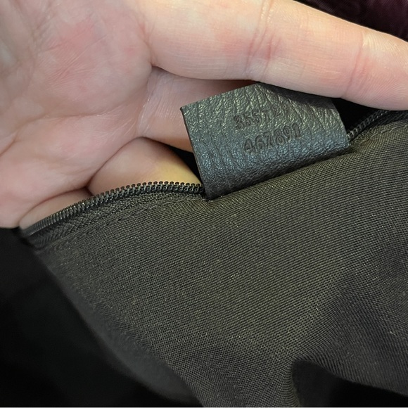 Authentic Gucci Pink/Brown GG Nylon Leather Princy Tote women handbag - Picture 4 of 11